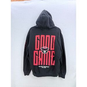 Technoblade Mens Black Good Game Alexander Pullover Hooded Sweatshirt Size Large